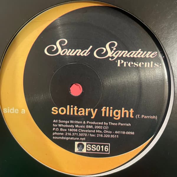 Theo Parrish — Solitary Flight / Solitary Flight (Live)