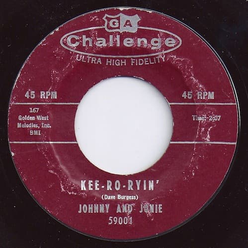 Johnny & Jonie Mosby — Kee-Ro-Ryin' / Just Before Dawn