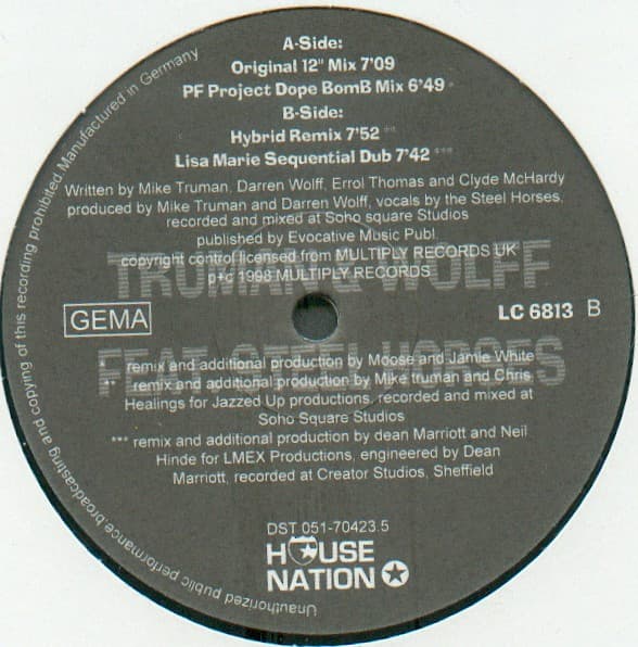 Truman & Wolff, Steel Horses — Come Again