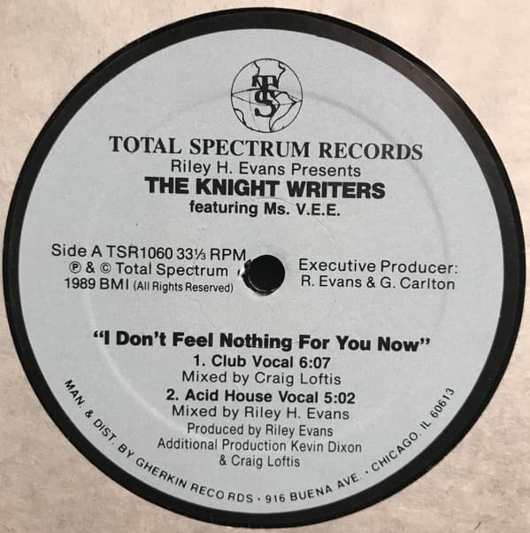 Knight Writers — I Don't Feel Nothing For You Now