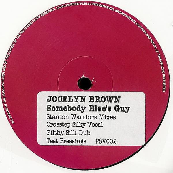 Jocelyn Brown — Somebody Else's Guy (Stanton Warriors Mixes)