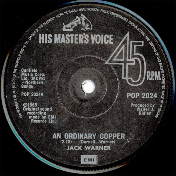 Jack Warner — An Ordinary Copper