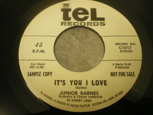 Junior Barnes — It's You I Love / I Had A Dream Last Night
