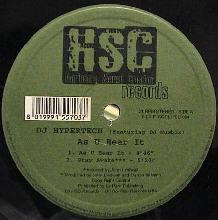 DJ Hypertech, Mumblz — As U Hear It